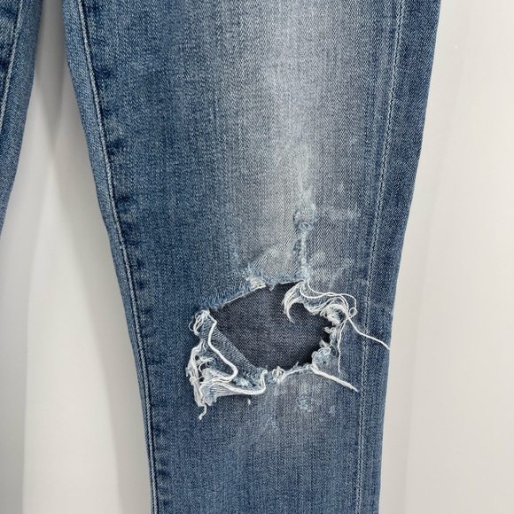 Citizens of Humanity Distressed Rocket Crop High Rise Skinny Jean Size 25 - Picture 5 of 12